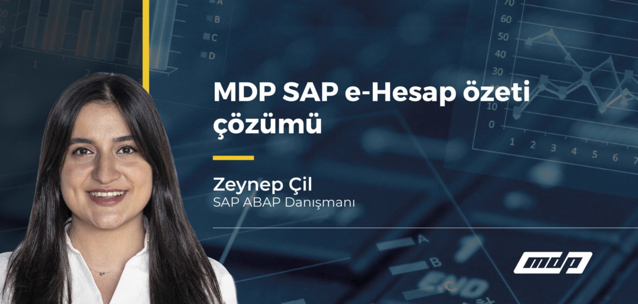 MDP SAP e-Hesap Özeti