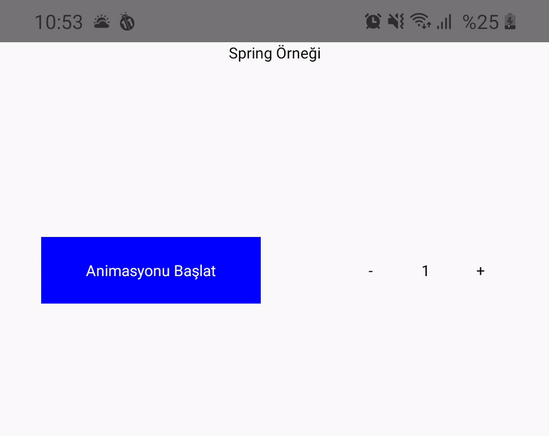 react native animated spring