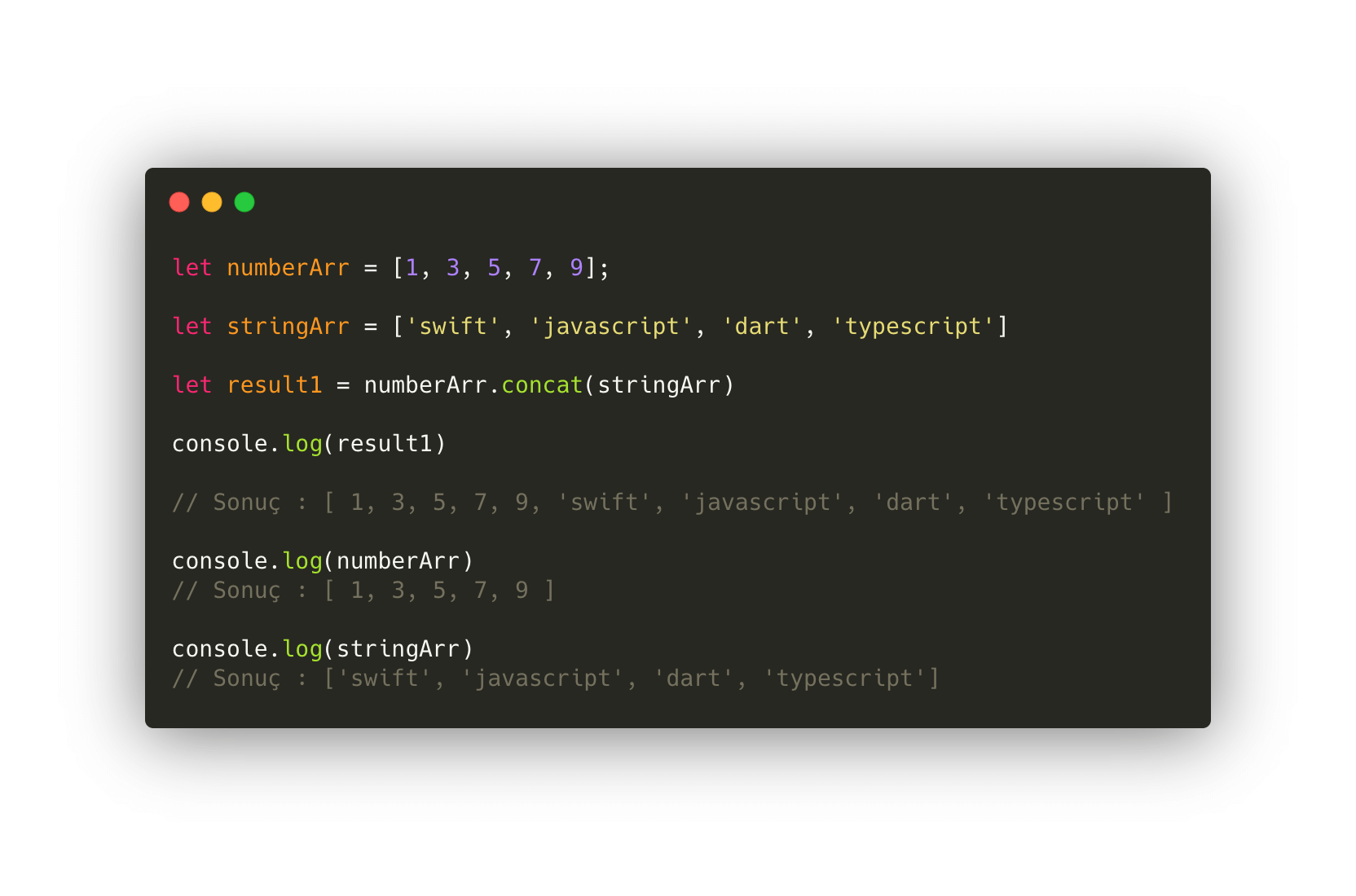 JavaScript Array Methodları | MDP Group