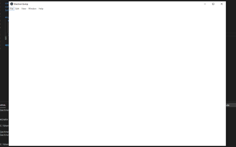 Electron Uygulama Geliştirme