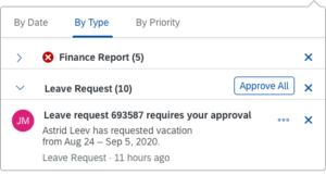 SAP Fiori Push Notifications Bildirim Silme