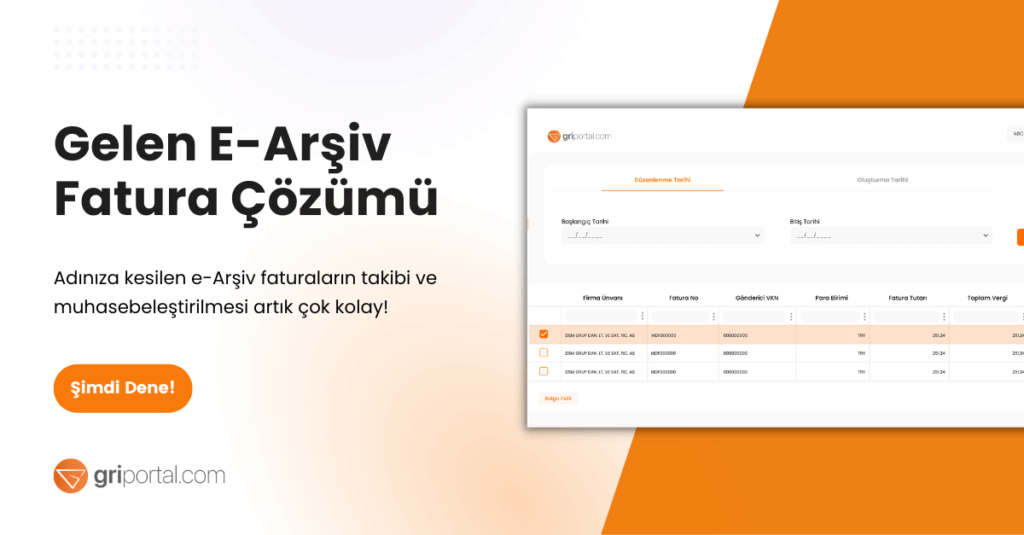 E-Arşiv Fatura Takibi