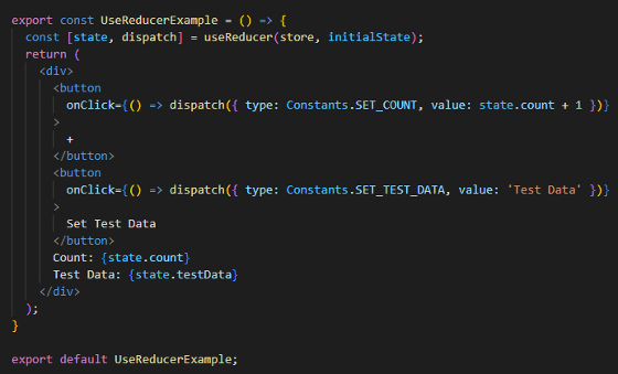 useReducer kullanımı