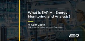 What is SAP MII Energy Monitoring and Analysis