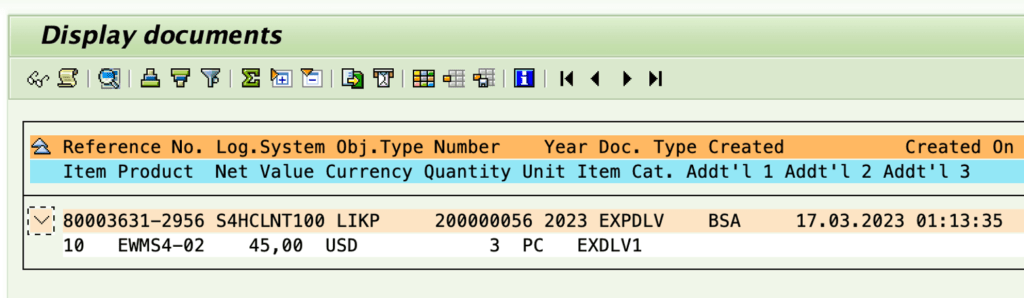 SAP EWM - SAP GTS Integration