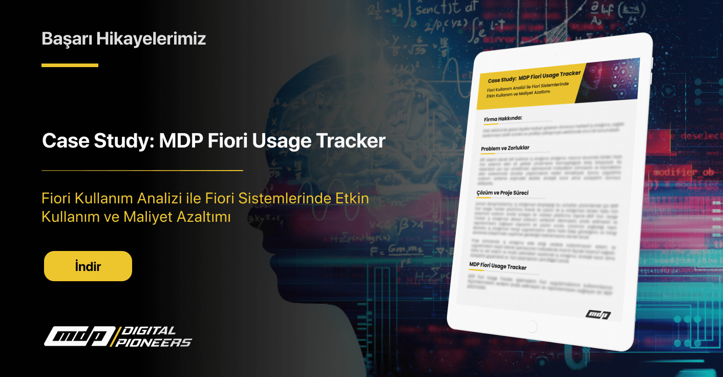 Case Study - MDP Fiori Usage Tracker