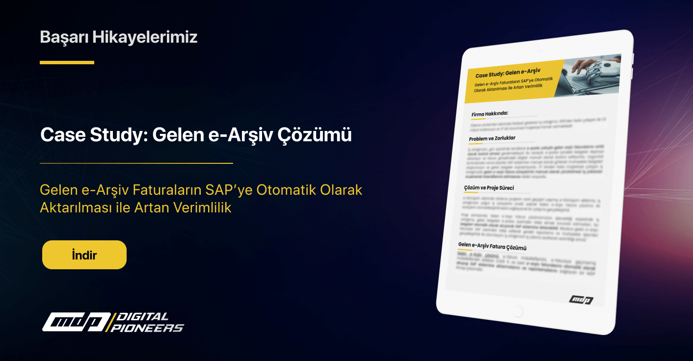 Case Study SAP Gelen e-Arşiv