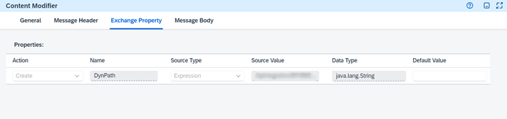 Azure File Storage, Content Modifier