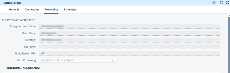 Azure Storage Processing