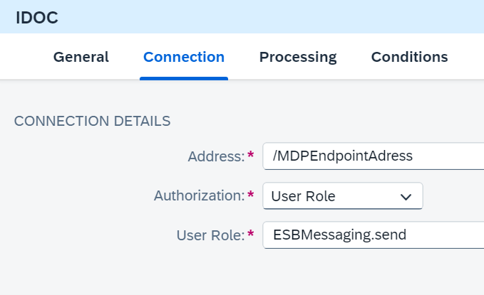 SAP ERP'den Bulut Entegrasyonuna Gönderilen Mesajlar için Idoc Adapter