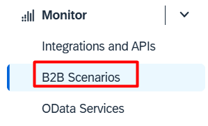 sap integration suite monitor b2b scenarios
