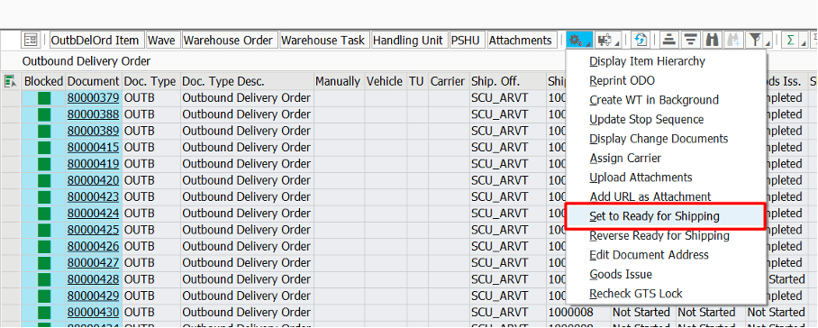 Depo Tarafından Sevkiyat Hazır Durumu Güncelleme