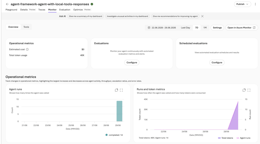 Monitoring and Cost on Azure