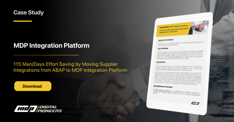 Case Study_from ABAP to MDP Integration Platform